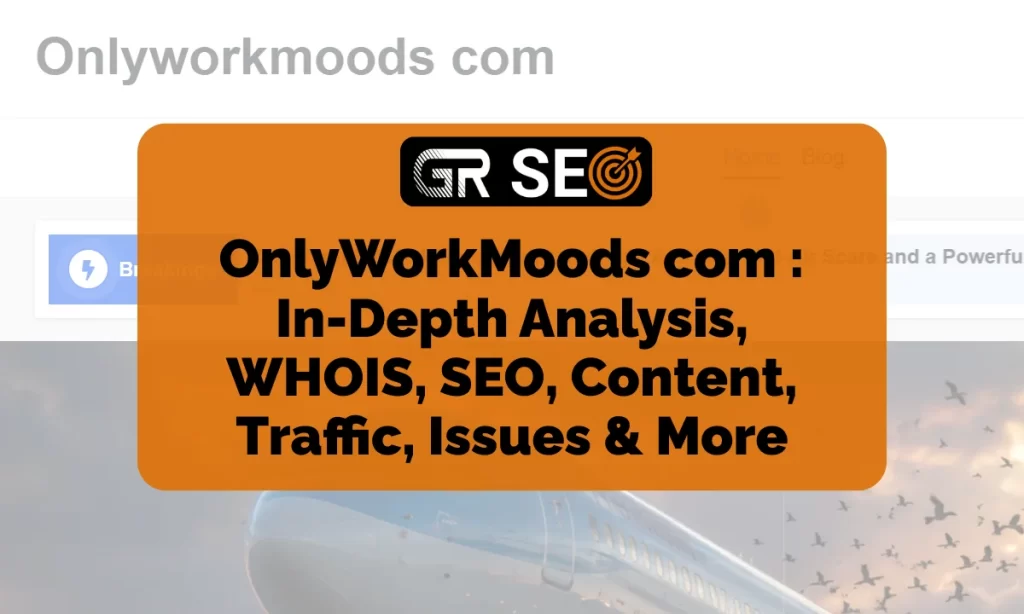 OnlyWorkMoods com In-Depth Analysis, WHOIS, SEO, Content, Traffic, & More